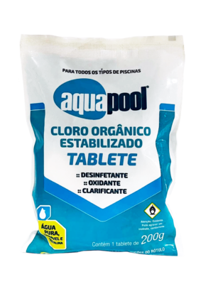 PASTILHA DE CLORO AQUAPOOL 200 GR