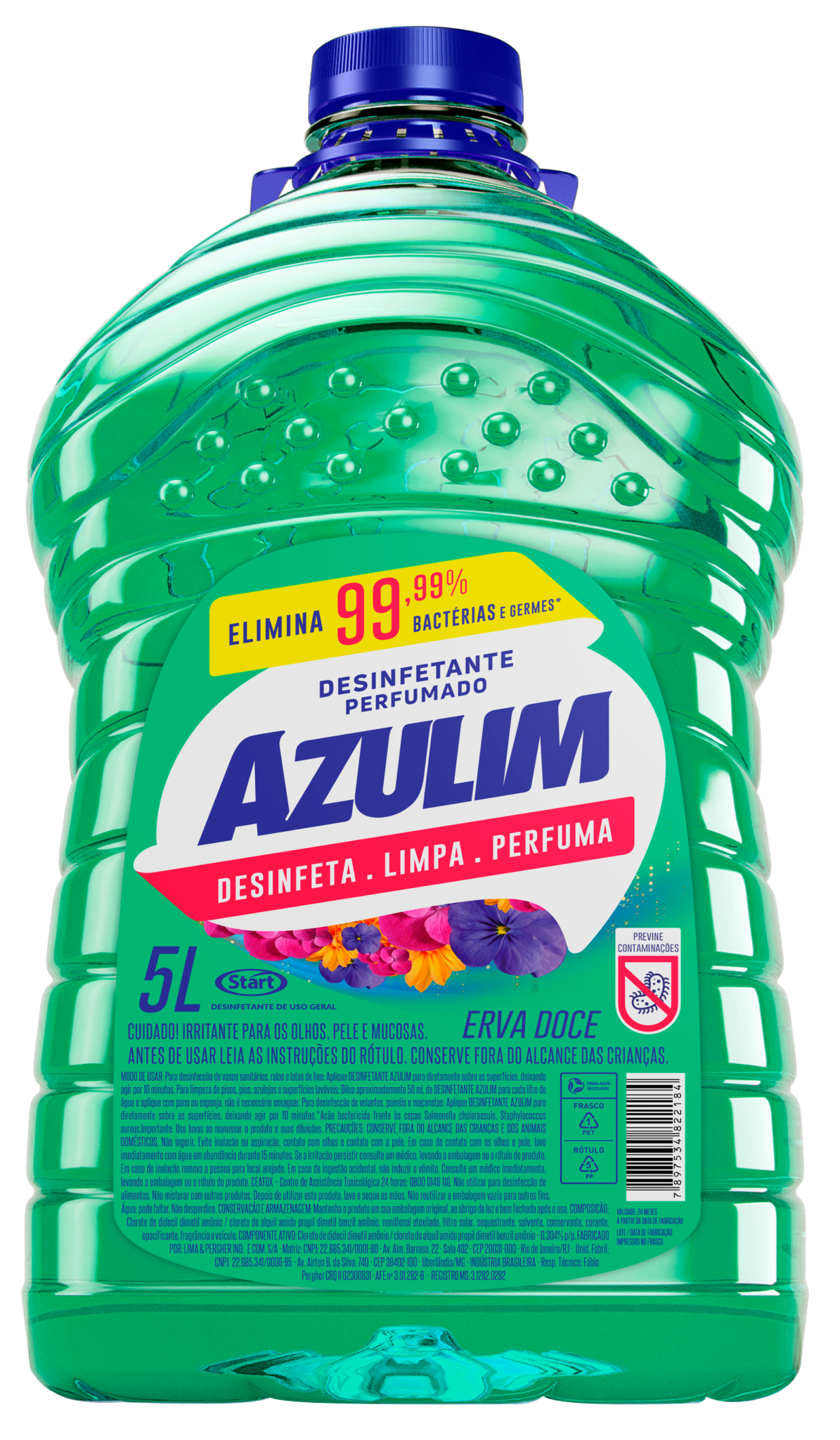 DESINFETANTE AZULIM 5 LITROS - Imagem 7