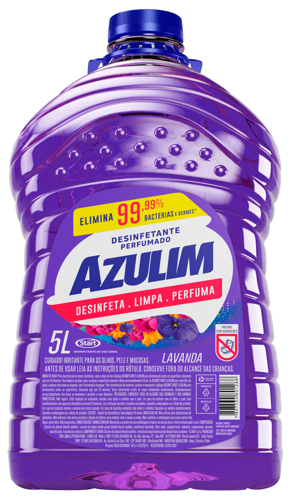 DESINFETANTE AZULIM 5 LITROS