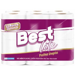 PAPEL HIGIENICO BEST LITE 20 METROS 12 ROLOS